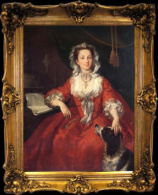 framed  William Hogarth Miss Mary edwards, Ta026